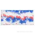 Tie dye microiber hot yoga towel